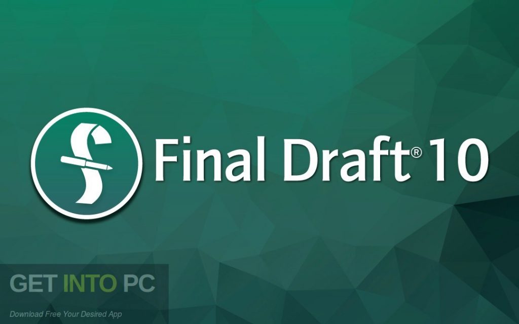 Final draft 10 free download crack